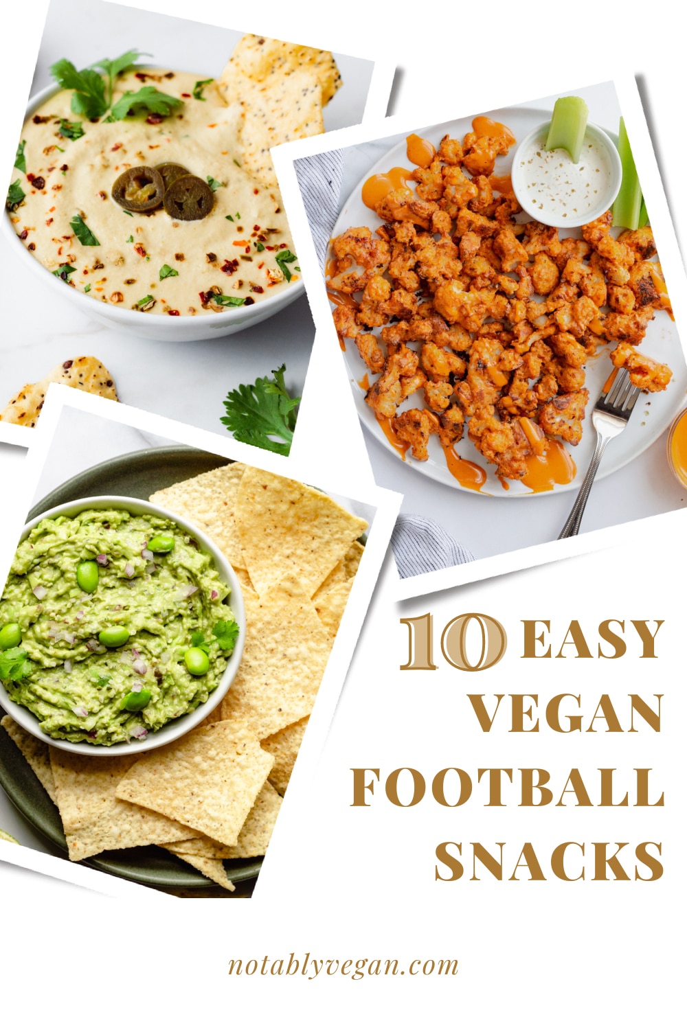 10 Easy Vegan Football Snacks - Notably Vegan