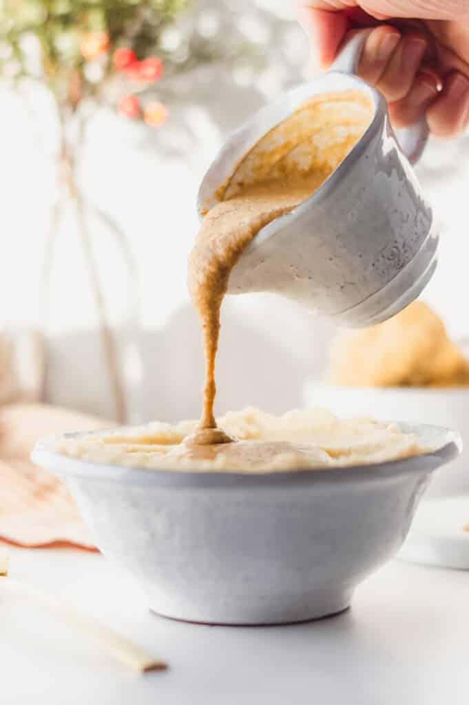 Easy Vegan GlutenFree Gravy Recipe (No Mushrooms) Notably Vegan