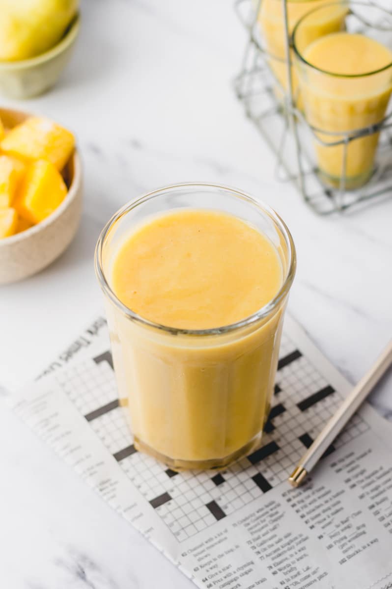 Mango Pear Smoothie - Notably Vegan