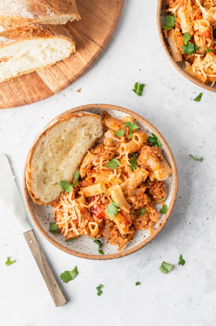 Easy Vegan Baked Ziti Notably Vegan