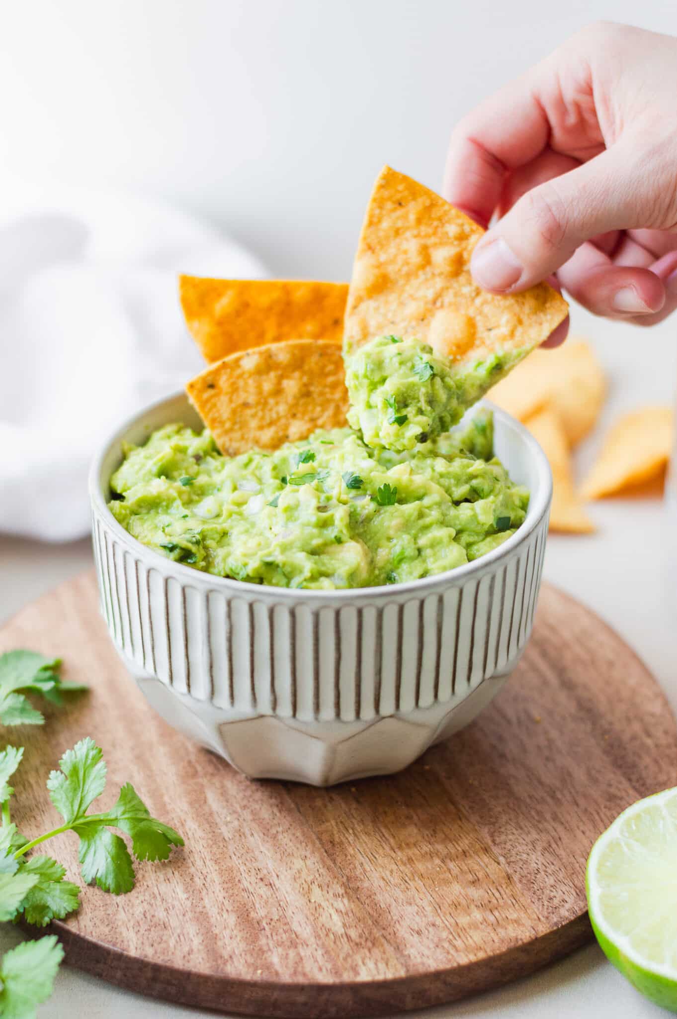 Simple Homemade Guacamole Recipe (No Tomato) Notably Vegan