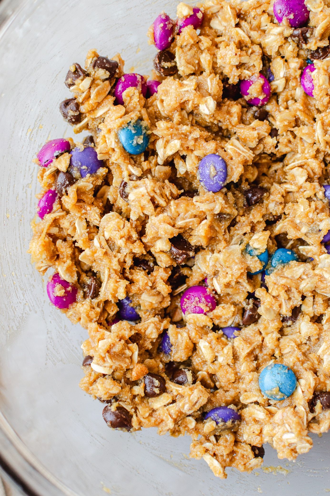 vegan gluten free monster cookie dough